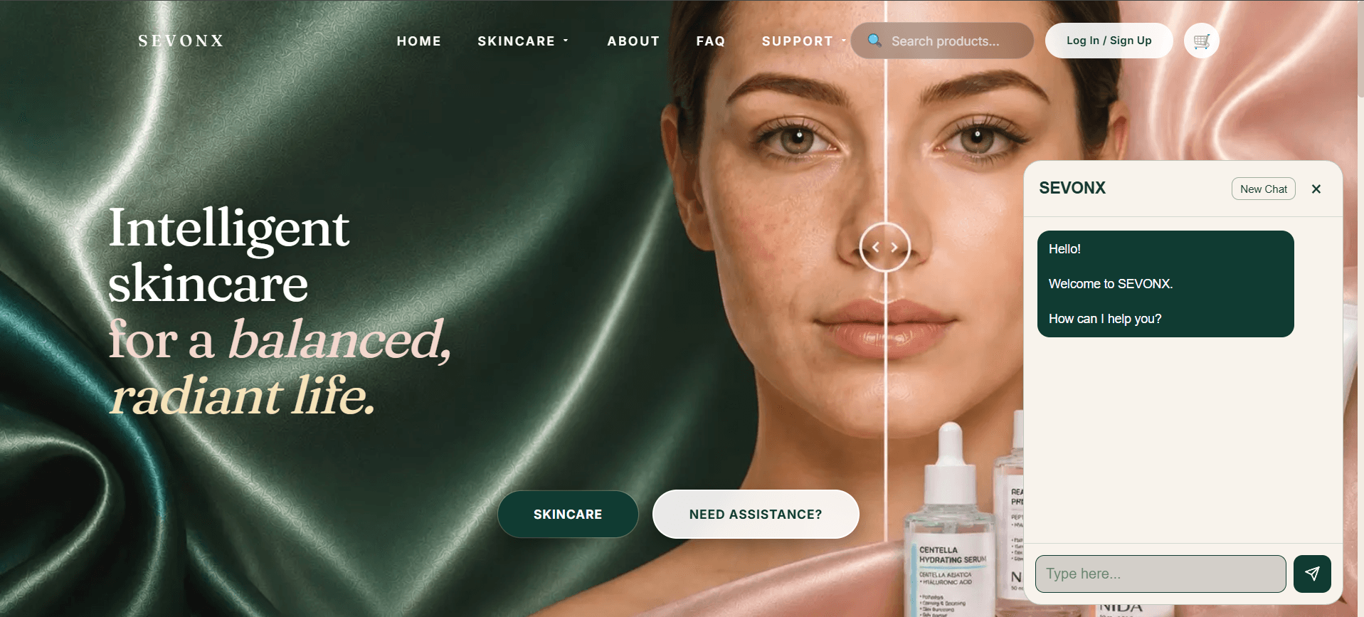 SEVONX website